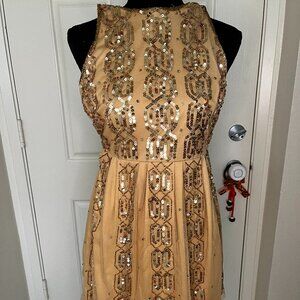 Arden B. gold sequin minidress - size XS